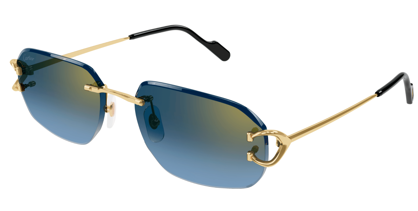 CARTIER スクエアフレムサンクラス CT0186SA 006 Cartier - CT0186SA (006) – Good See Co.